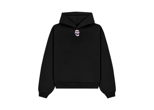powered black   hoodie